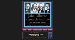 Desktop Screenshot of johnlilburne.com