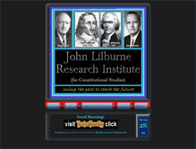 Tablet Screenshot of johnlilburne.com